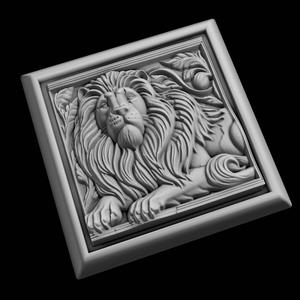 Lion Animal 3D Model for CNC Router Laser & 3D Printer