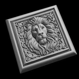 Lion Animal 3D Model for CNC Router Laser & 3D Printer