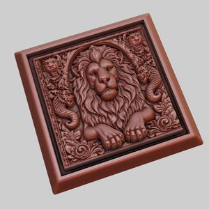lion Animal 3D Model for CNC Router Laser & 3D Printer