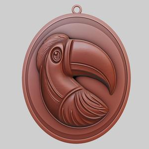 Toucan Animal Pendant Toucan Animal Necklace for CNC Router Laser & 3D Printer