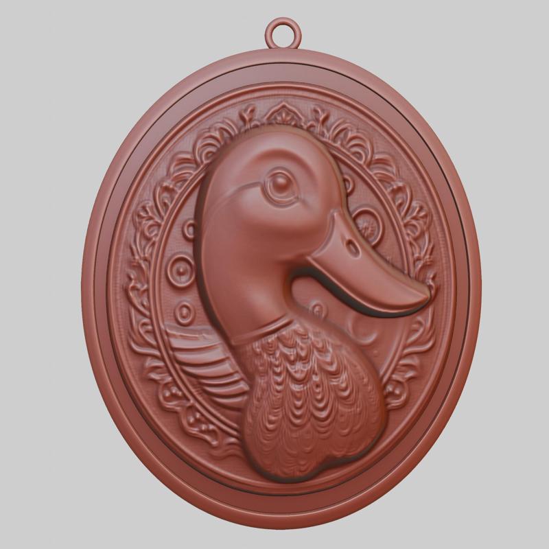 Goose Animal Pendant Goose Animal Necklace for CNC Router Laser & 3D Printer