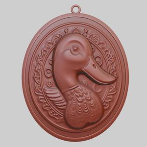 Goose Animal Pendant Goose Animal Necklace for CNC Router Laser & 3D Printer