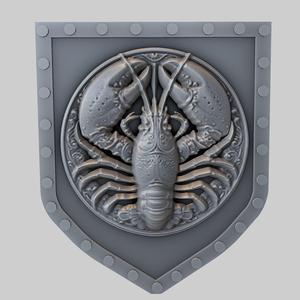 Lobster Animal Wall Lobster Animal Bust for CNC Router Laser & 3D Printer