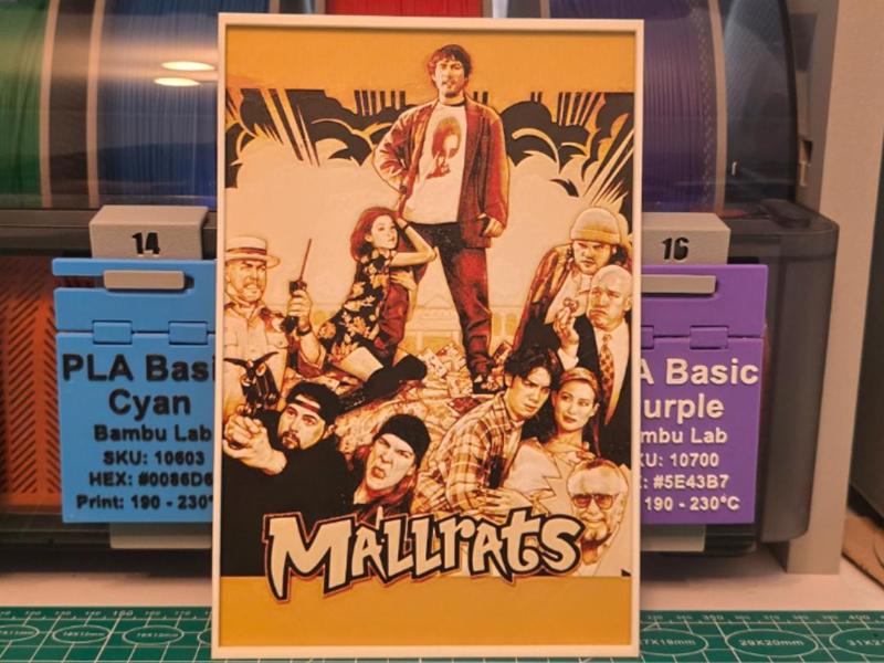 Mallrats Movie Poster - Hueforge Art