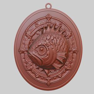 Fish Animal Pendant Fish Animal Necklace for CNC Router Laser & 3D Printer