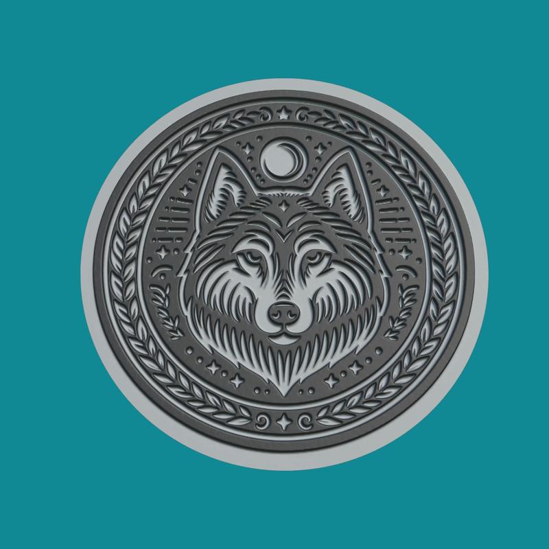 Wolf Print Model