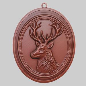 Deer Animal Pendant Deer Animal Necklace for CNC Router Laser & 3D Printer