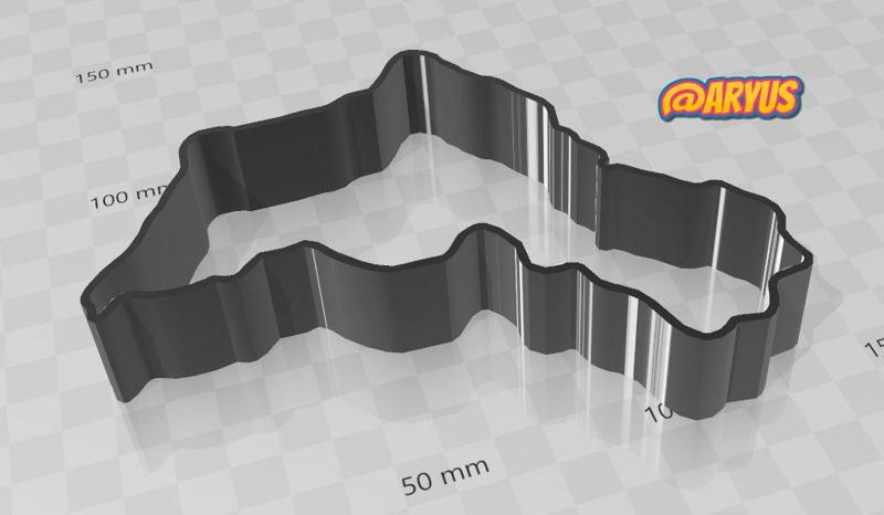 Kurdistan Map Empty by Arya JEMO