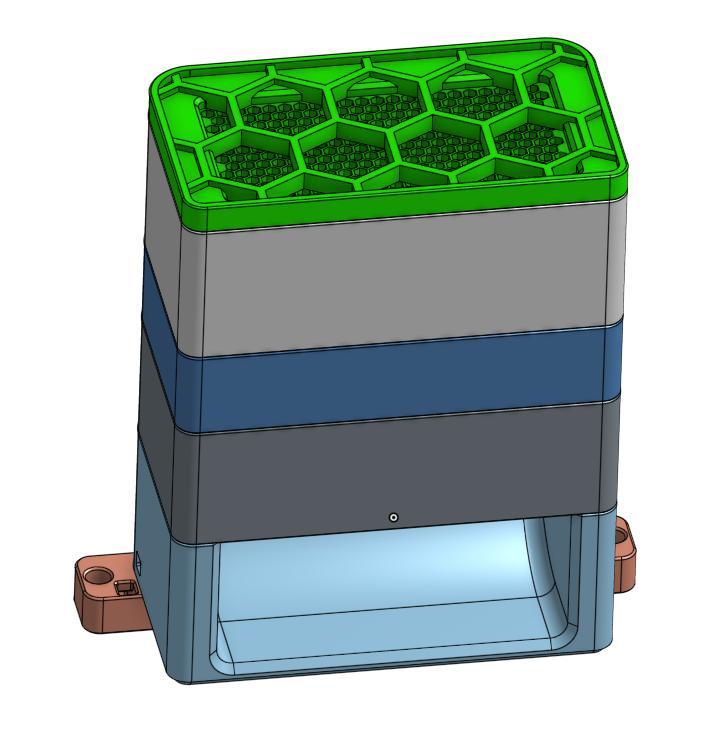 Bento Box - Filter with Hepa + Carbon + 4010 or 4020 fans