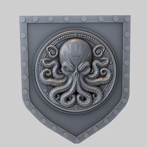 Octopus Animal Wall Octopus Animal Bust for CNC Router Laser & 3D Printer