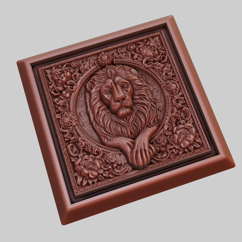 lion Animal 3D Model for CNC Router Laser & 3D Printer