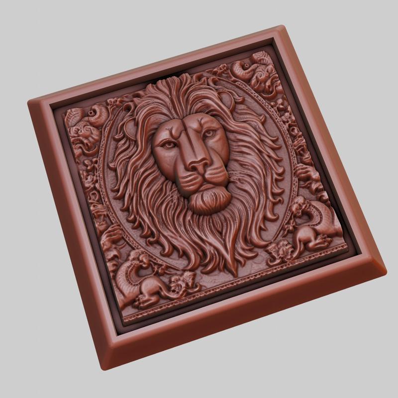 lion Animal 3D Model for CNC Router Laser & 3D Printer