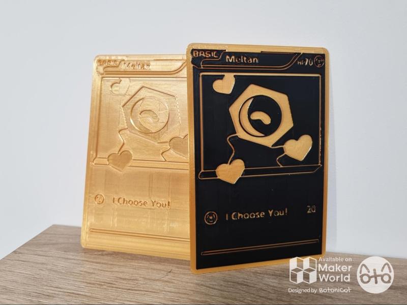 Meltan Custom Valentines Card - “I Choose You”