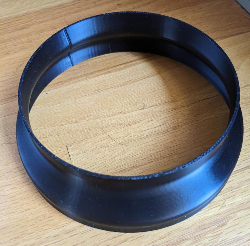 Ecoflow wave 2 small hose to 6" pipe sleeve part