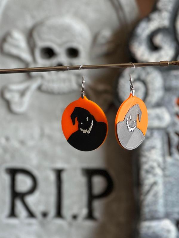 (Similar to) Oogie Boogie Three-Color Earrings