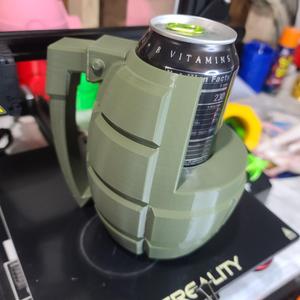 Bakugou 16oz Grenade Gauntlet Can Coozie - Commercial License