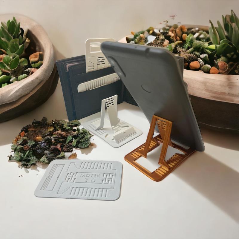 Flexy card phone stand