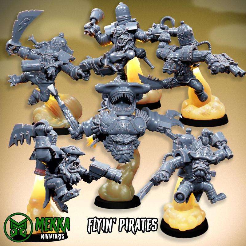 Flyin Orc Pirate Set
