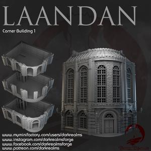 Dark Realms - Laandan Steamtown - Corner Building 1
