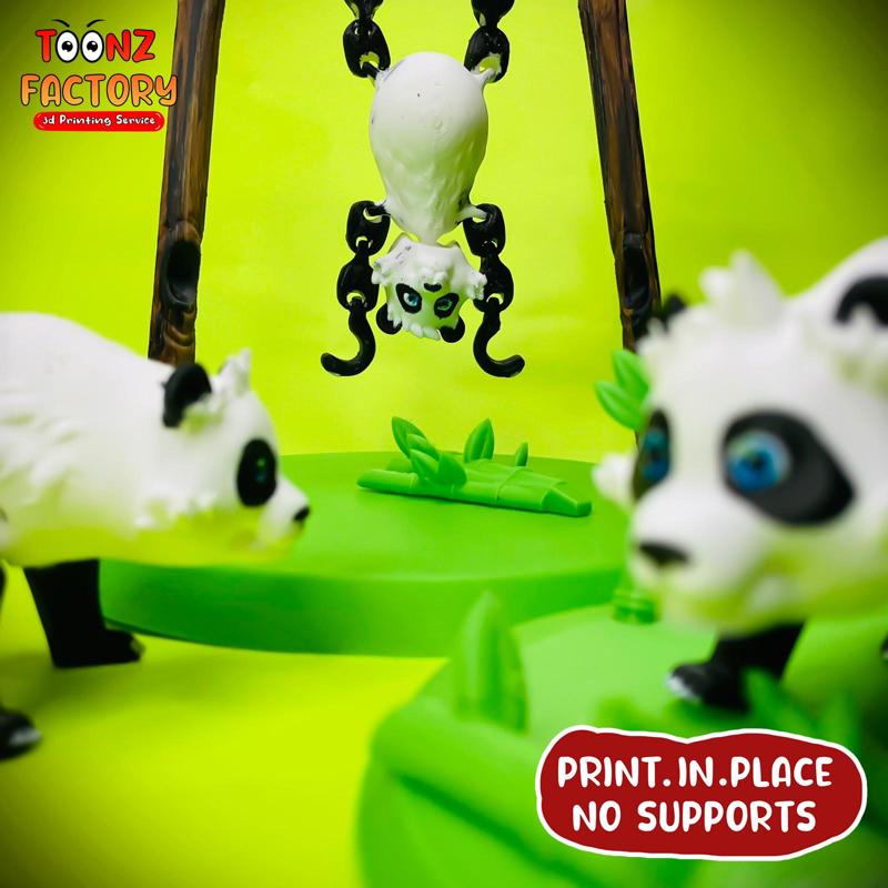 FLEXI PRINT-IN-PLACE CUTE PANDA ARTICULATED