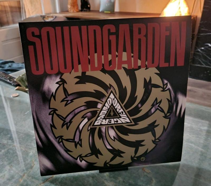 Vinyl record display stand