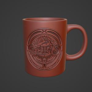 motorcycle coffee mug