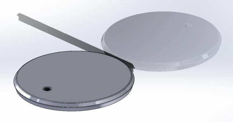 Cup lid with hole for straw