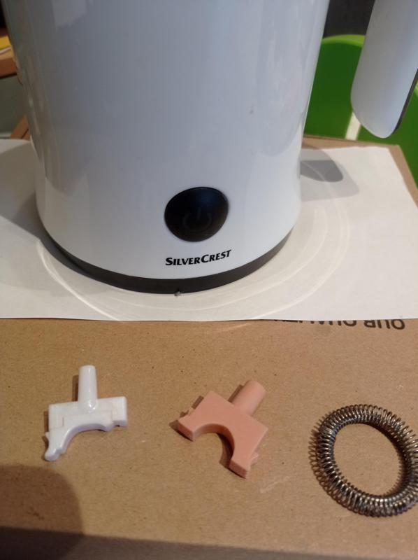 Silvercrest milk foamer spring support