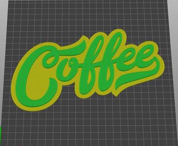 Dual Color Coffee Wall Art