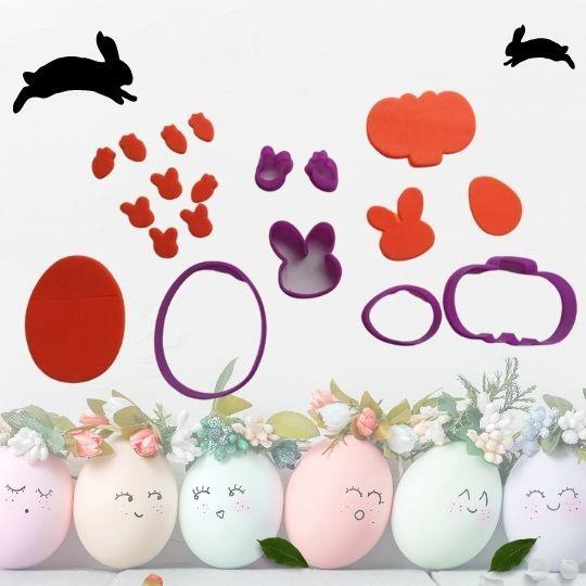 Cortadores de Galletas Pascua Cookie cutter happy Easter