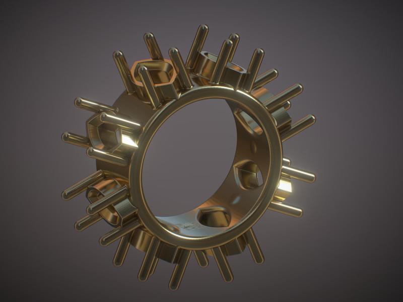 Marquise Prong 5x10mm Stone Setting Practice Ring