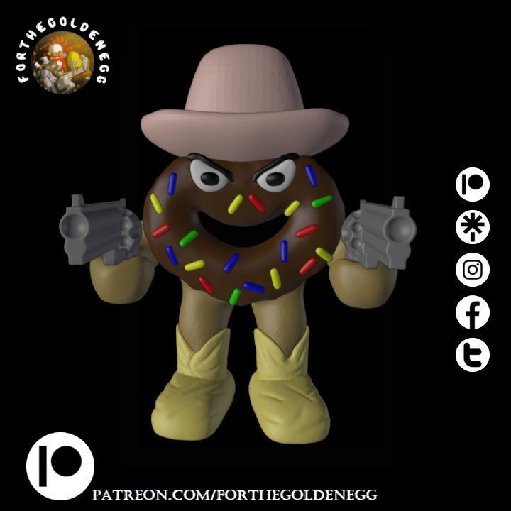 Marta the big mouthed Doughnut (32mm scale)