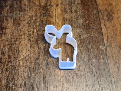 Christmas: deer cookie cutter