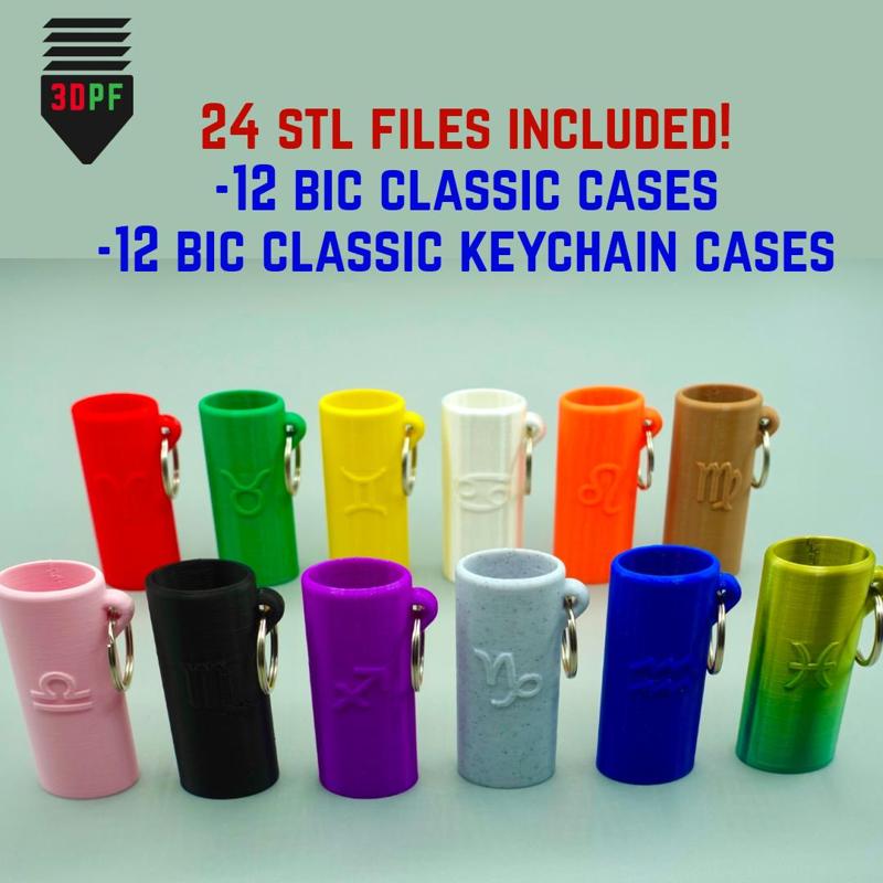 Bic Classic Zodiac Sign Keychain Collection