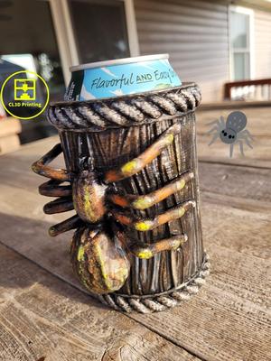 Halloween Spider Koozie / Can Holder