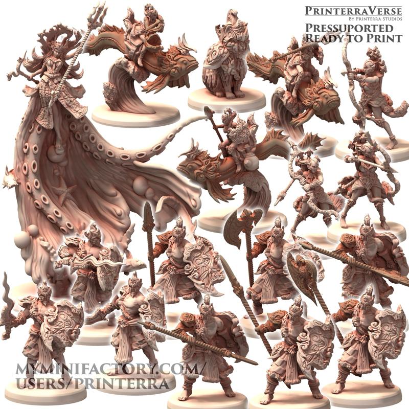 015 EMERALD Indonesian Javanese Southern Sea Knights Fish Riders and Ocean Goddess Kadita Nyi Roro Kidul