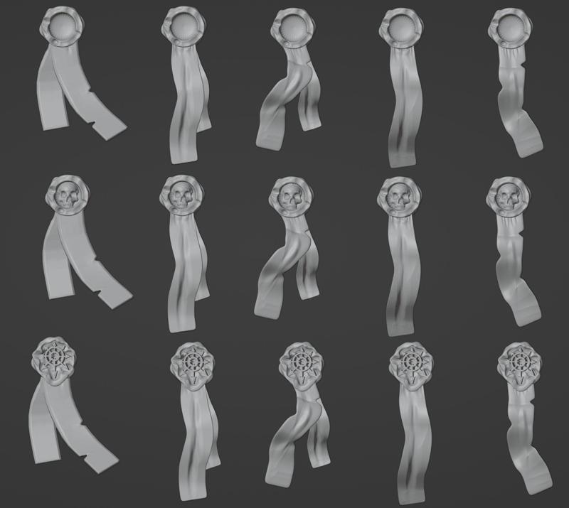 Battle Seals For Minis, Basing, Dioramas (Print-in-bulk)