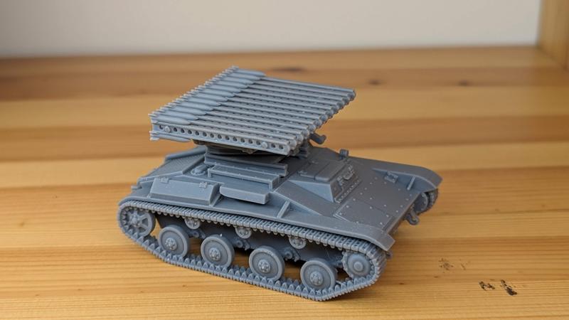 BM-8-24 T60 Katyusha multiple rocket launcher (USSR, WW2)