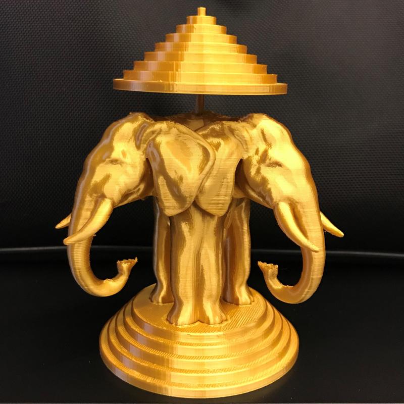 Laos 3 Headed Elephant