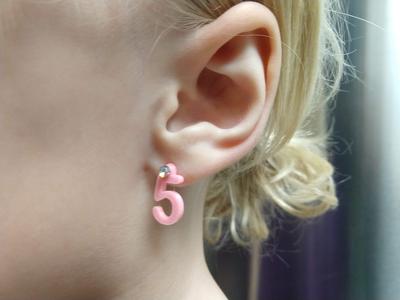 Birthday Number Earrings