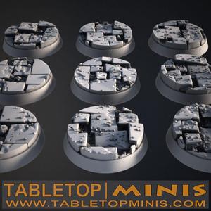 Broken Tiles 28mm Bases