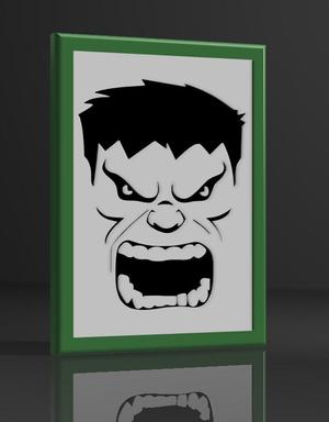 Hulk" decorative frame