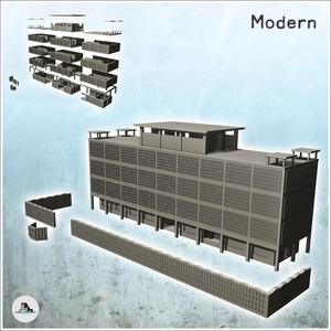 Building of the American embassy in Saigon (Vietnam) - Cold Era Modern Warfare Conflict World War 3 RPG  Post-apo