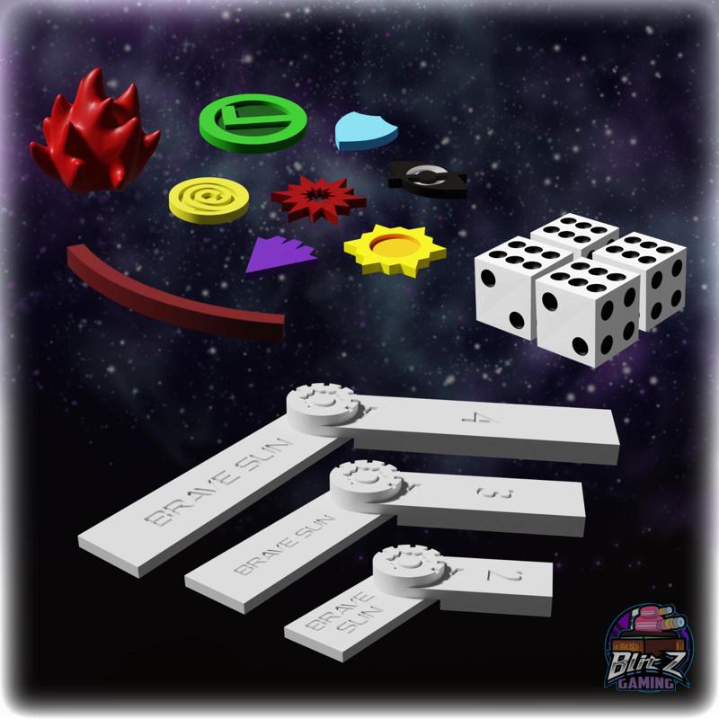 Brave Sun Tokens & Maneuver Tracks