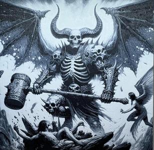 Horned Skull Demon #1
