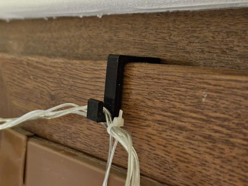 Window hook for the Christmas decoration