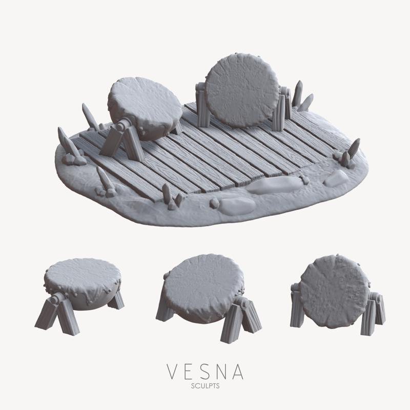 ORCISH WAR DRUMS SET