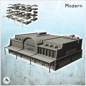 Modern supermarket with "Supa-Dupa market" sign - Cold Era Modern Warfare Conflict World War 3