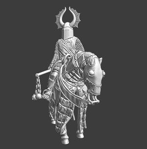 Medieval Teutonic Knight _ Dragontail crest