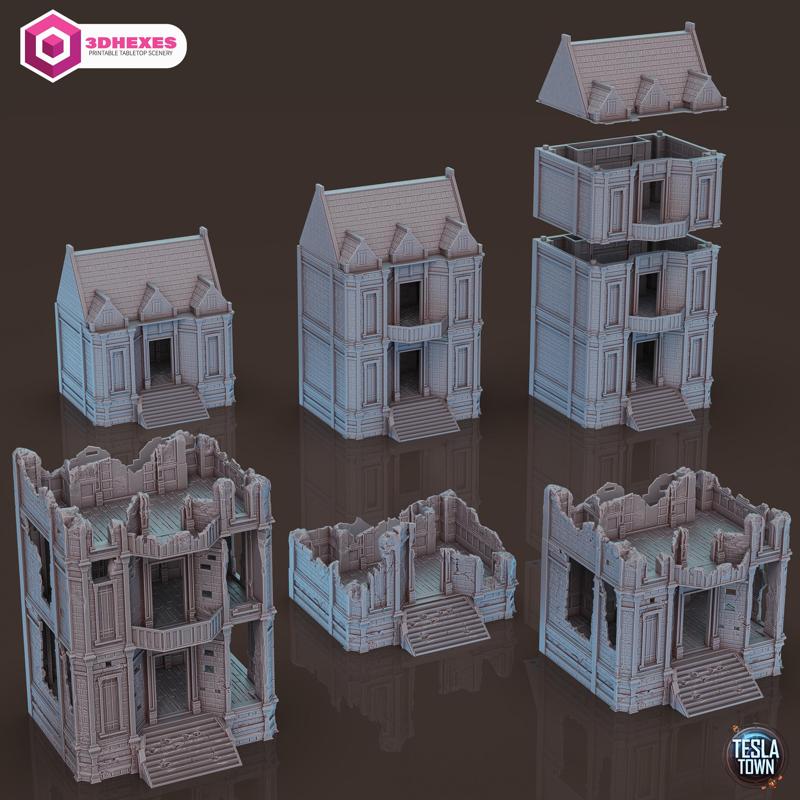 Modular Steampunk Mansion